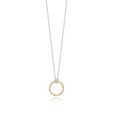 Joma Jewellery Golden Bamboo Circle Necklace with Gift Bag - Gifteasy Online