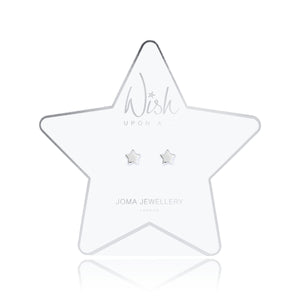Joma Jewellery WISH UPON A STAR - silver star studs - earrings - Gifteasy Online
