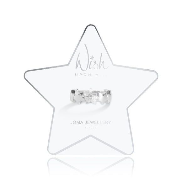 WISH UPON A STAR - adjustable ring band - ring - Gifteasy Online