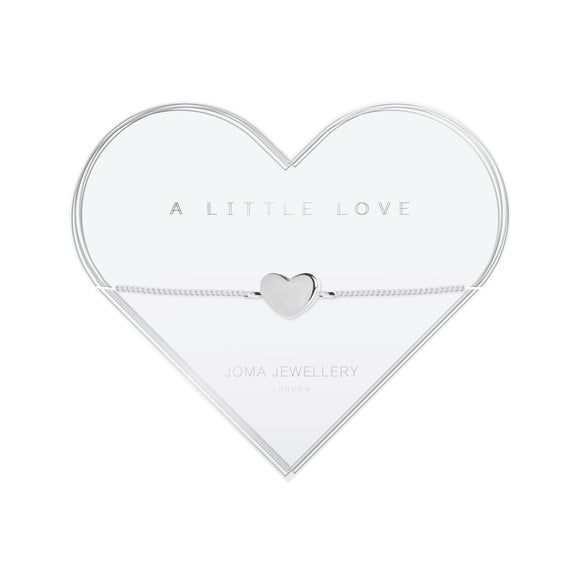 Joma Jewellery  A LITTLE LOVE - silver heart silver chain bracelet - Gifteasy Online