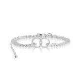 Joma Jewellery (2799) - Infinity Sparkling Trio - Silver - Wear 3 Ways - Necklace, Choker or Bracelet - Gifteasy Online