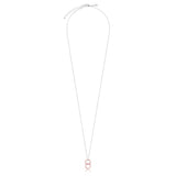 Joma Jewellery INFINITY rose gold pave circle charm on silver necklace/choker/bracelet - Gifteasy Online