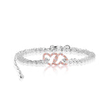 Joma Jewellery (2802) -Love  Trio - Heart - Wear 3 Ways - Necklace, Choker or Bracelet - Gifteasy Online