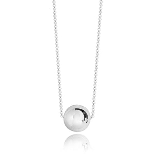 Joma Jewellery ORB - Sphere silver necklace - 64cm and 5cm extender - Gifteasy Online