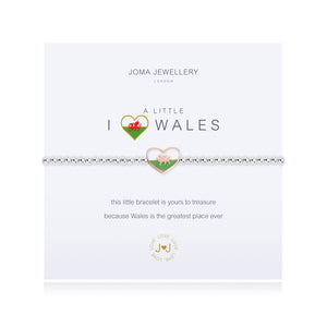 A little I LOVE WALES Bracelet - Gifteasy Online