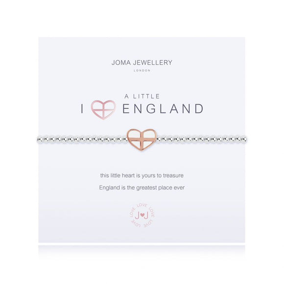 Joma Jewellery I Love England Bracelet - Gifteasy Online