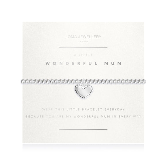 Joma Jewellery A Little Wonderful Mum Facetted Bracelet - Gifteasy Online