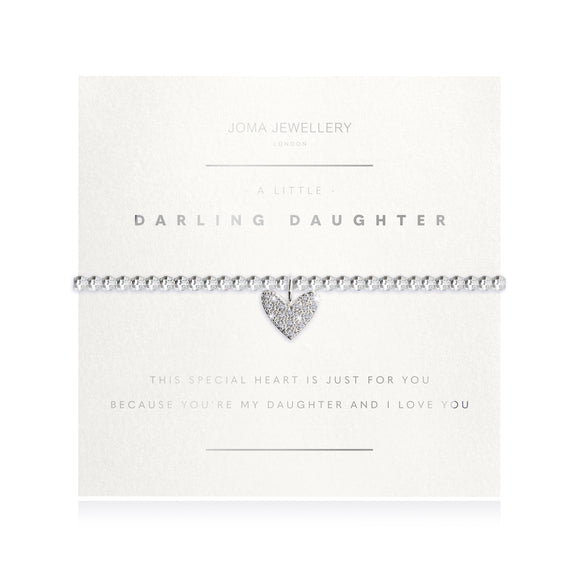 Joma Jewellery A Little Darling Daughter Facetted Bracelet - Gifteasy Online