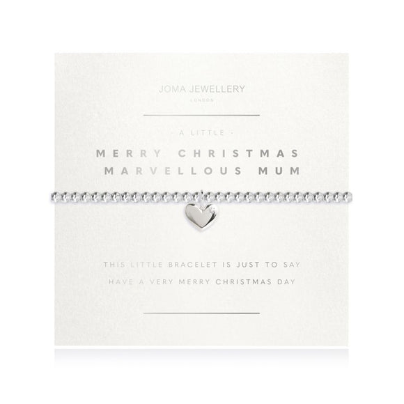 Joma Jewellery A little Merry Christmas Marvellous Mum Faceted Bracelet - Gifteasy Online