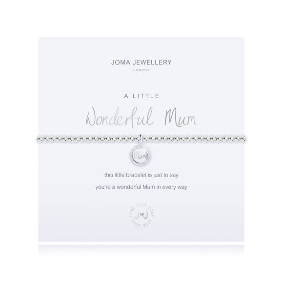 Joma Jewellery A Little Wonderful Mum Bracelet - Gifteasy Online
