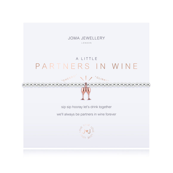 Joma Jewellery A Little Partners in Wine Bracelet - Gifteasy Online