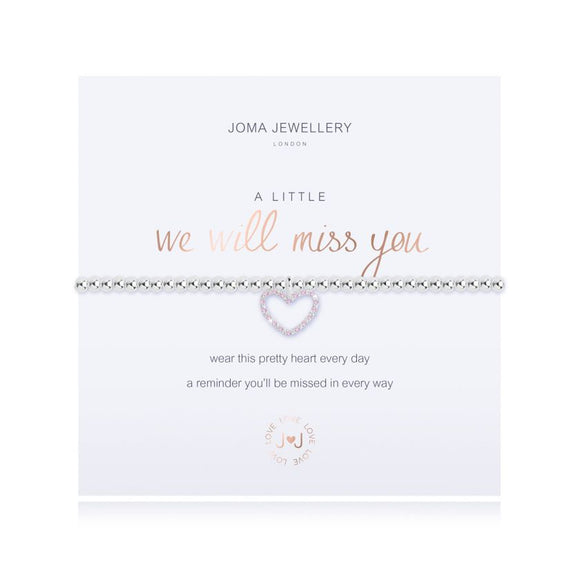 Joma Jewellery A Little We Will Miss You Bracelet - Gifteasy Online