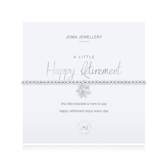 Joma Jewellery A Little Happy Retirement Bracelet - Gifteasy Online