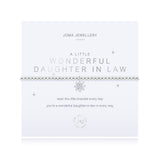 Joma Jewellery A Little Wonderful Daughter in Law Bracelet - Gifteasy Online