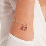 Joma Jewellery Florence Outline Hearts Bracelet - Gifteasy Online