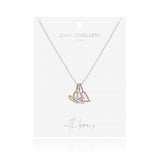 Joma Jewellery Florence Outline Hearts Necklace - Gifteasy Online