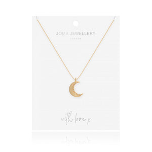 Joma Jewellery Alexis Moon Necklace - Gifteasy Online