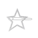 Joma Jewellery Hair Accessory Silver Pave Star Clip - Gifteasy Online