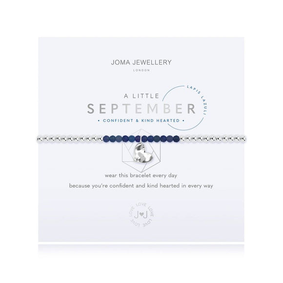 Joma Jewellery A LITTLE BIRTHSTONE SEPTEMBER LAPIS Bracelet - Gifteasy Online