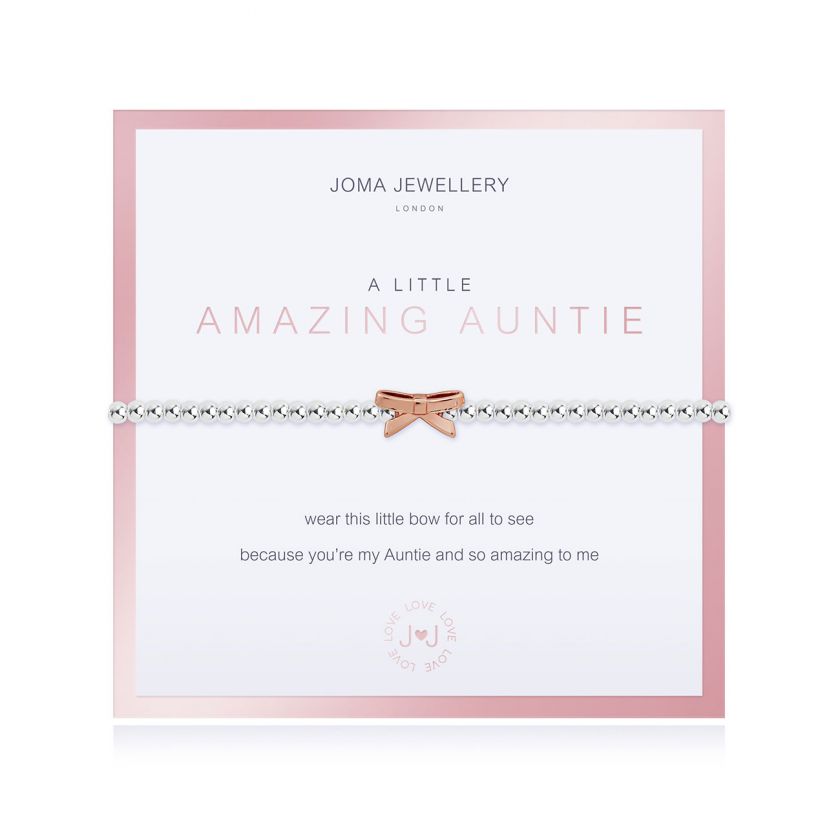 Joma Jewellery My Moments Just For You Wonderful Auntie Bracelet |  very.co.uk
