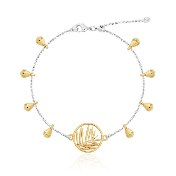Joma jewellery Anklet Gold `Palm - Gifteasy Online