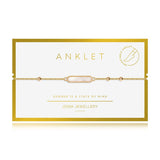 Joma Jewellery Anklet gold Shell - Gifteasy Online