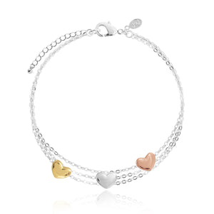 Joma Jewellery Florence Heart Bracelet - Gifteasy Online