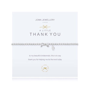 A Little Thank You Bridesmaid Bracelet From Joma Jewellery - Gifteasy Online