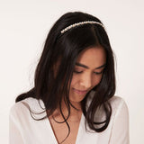 Joma Jewellery Hair Band Cz and Pearl - Gifteasy Online