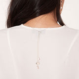 Joma Jewellery Happy Ever After Bridal Jewellery Crystal Leaf Lariat Necklace - Gifteasy Online