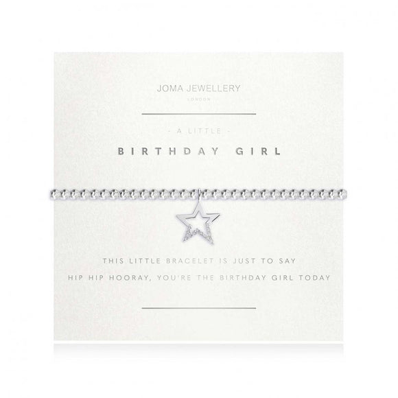 Joma Jewellery A Little Birthday Girl Faceted Bracelet - Gifteasy Online
