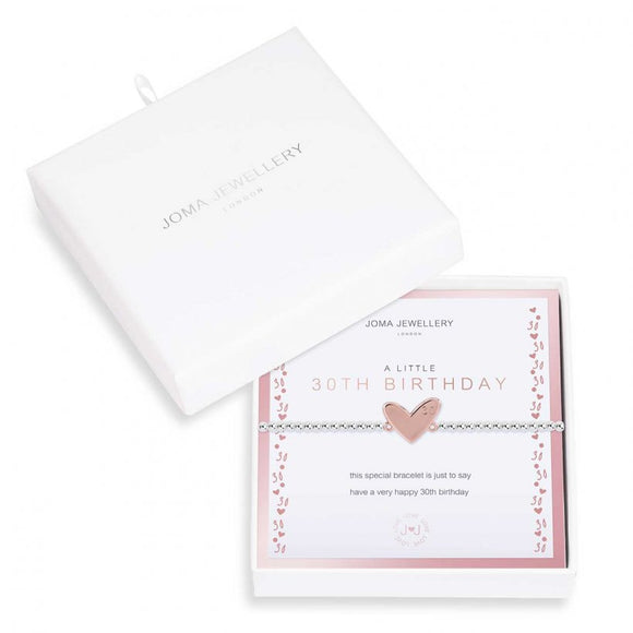 Joma Jewellery Beautifully Boxed A little Happy 30th Birthday - Gifteasy Online