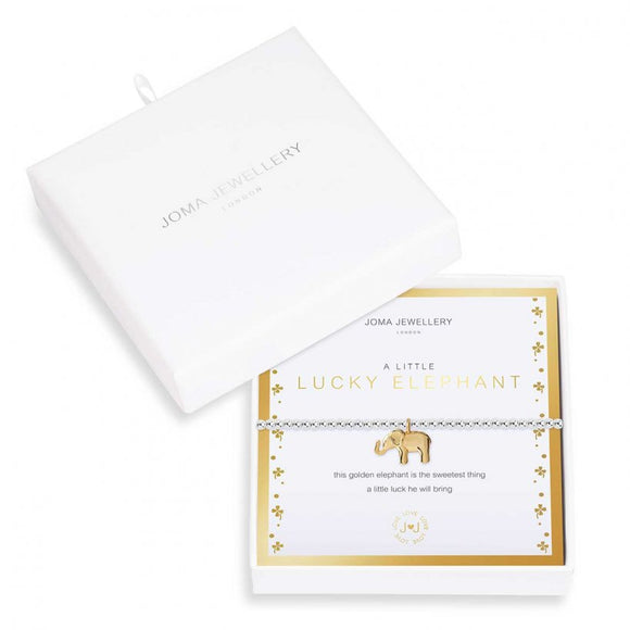 Joma Jewellery Beautifully Boxed A Little Lucky Elephant Bracelet - Gifteasy Online
