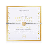 Joma Jewellery Beautifully Boxed A Little Pets leave Footprints on Our Hearts Bracelet - Gifteasy Online