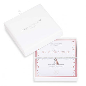 Joma Jewellery Beautifully Boxed A Little On Cloud Wine Bracelet - Gifteasy Online