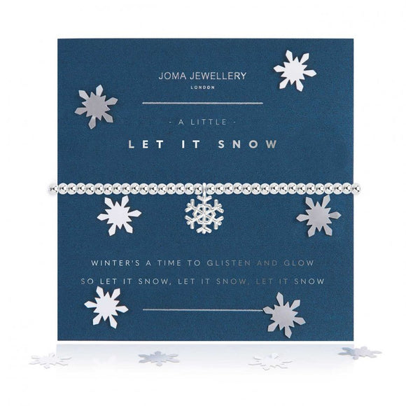Joma Jewellery A Little Let it Snow Bracelet - Gifteasy Online