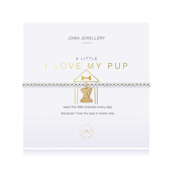 Joma Jewellery A Little I Love My Pup Bracelet - Gifteasy Online