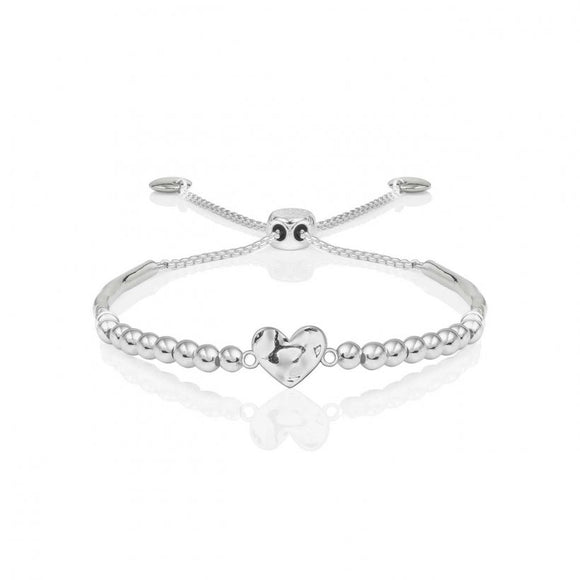 Joma Jewellery Bracelet Bar Hammered Heart Ball  Friendship Bracelet - Gifteasy Online