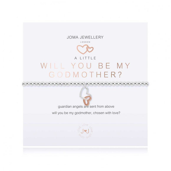 Joma Jewellery A Little Will You Be My Godmother Bracelet - Gifteasy Online