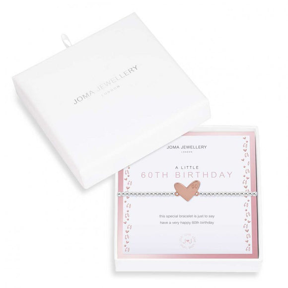 Joma Jewellery Beautifully Boxed A Little 60th Birthday Bracelet - Gifteasy Online
