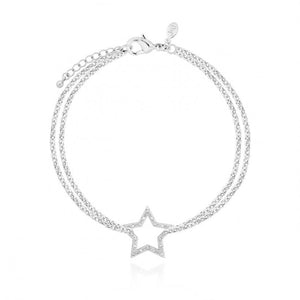 Joma Jewellery Leyla Silver Star Bracelet - Gifteasy Online