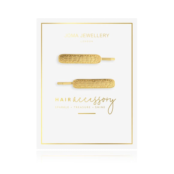 Joma Jewellery Hair Accessory Gold Crocodile Clip - Gifteasy Online