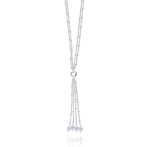 Joma Jewellery Adeline Silver Heart Necklace - Gifteasy Online