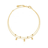 Joma Jewellery Dainty Double Chain Anklet - Gifteasy Online