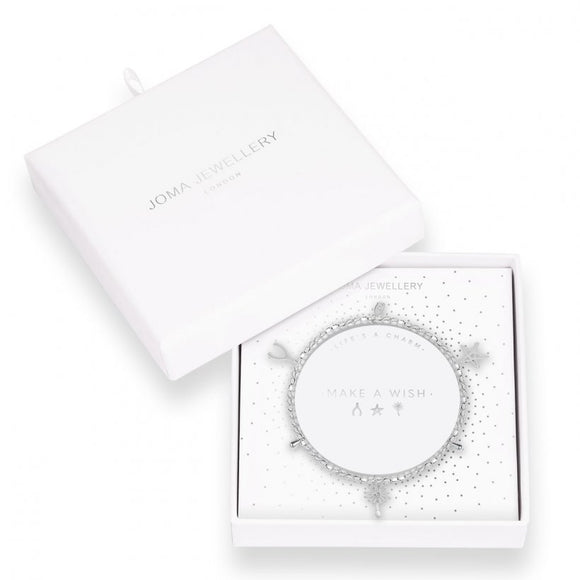 Joma Jewellery Life's A Charm Bracelet Make A Wish - Gifteasy Online