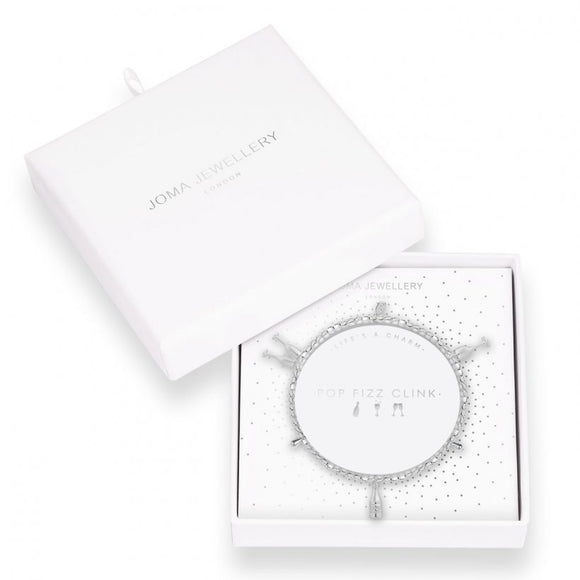 Joma Jewellery Life's A Charm Bracelet Pop Fizz Clink - Gifteasy Online