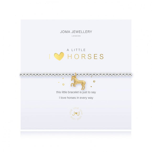 Joma Jewellery A Little  'I <3 Horses' bracelet - Gifteasy Online