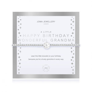 Joma Jewellery  A little Happy Birthday Wonderful Grandma Bracelet - Gifteasy Online