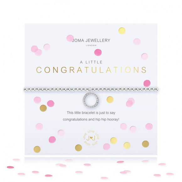 Joma Jewellery Confetti A little Congratulations Bracelet - Gifteasy Online