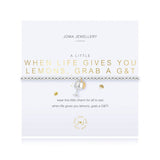 Joma Jewellery  a little When Life Gives You Lemons Grab A G&T Bracelet - Gifteasy Online